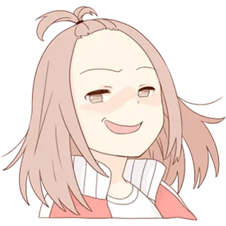 😈 动漫, 女孩, 得意, 卡通, 角色 telegram sticker