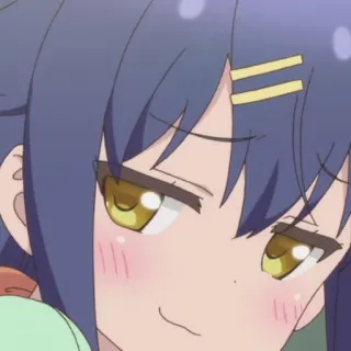 😏 Anime, Cartoon, Figur, Mädchen, Ausdruck whatsapp sticker