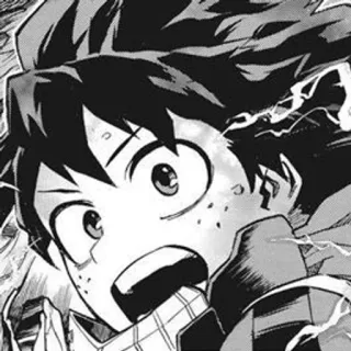 🌟 Izuku Midoriya My Hero Academia Anime, My Hero Academia, Izuku Midoriya, Deku, Manga telegram sticker
