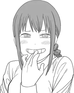 😂 Makima Chainsaw Man makima, anime, manga, chainsaw man telegram sticker