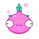 🤯 Hoạt hình, Hành tây, Rau, Hài hước, Nhân vật telegram sticker
