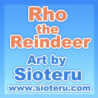 Rho the Reindeer telegram stickers