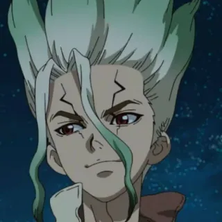 🧪 Senku Ishigami Dr. Stone anime, Dr. Stone, Senku, Senku Ishigami, scientist, manga telegram sticker