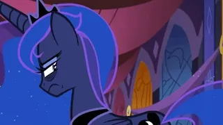 😒 Princess Luna My Little Pony Poni, Dibujo animado, Princesa, Luna, Cansado/a, Gruñón telegram sticker
