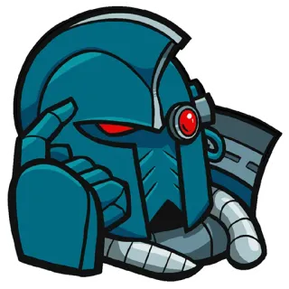 😏 Helm, Warhammer, Sci-Fi, Space Marine, Rüstung telegram sticker