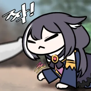 😣 짝! Аниме, Манга, Милый, Шлепок, Мультфильм, Комикс, Удар whatsapp sticker