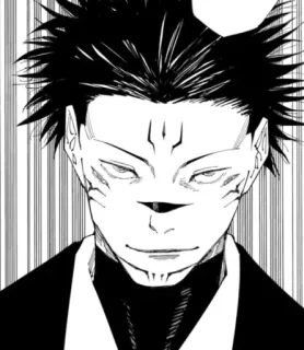🎭 Sukuna Jujutsu Kaisen Anime, Manga, Sukuna, Jujutsu Kaisen, Personnage fictif telegram sticker