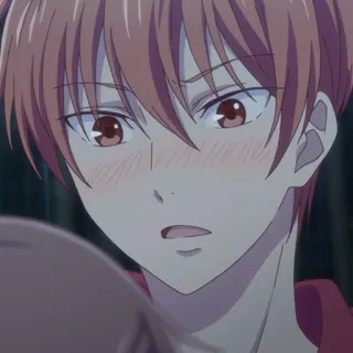 🐱 Kyo Sohma Fruits Basket anime, manga, kyo sohma, fruits basket, shojo, romantic telegram sticker
