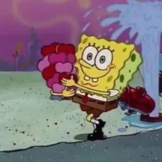 🥢 Spongebob Spongebob, cartoon, funny, character whatsapp sticker