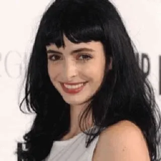 🥀 femme, actrice, célébrité, portrait, Krysten Ritter telegram sticker