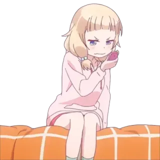 😤 Anime, Garota, Fofo, Desenho animado, Telefone telegram sticker