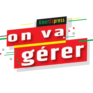 😄 on va gérer francês, texto, a gente dá um jeito, vermelho telegram sticker