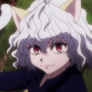 😏 Neferpitou Hunter x Hunter Anime, Garota gato, Hunter x Hunter, Neferpitou, Personagem, Personagem de anime, Formiga Quimera telegram sticker