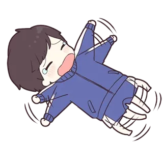 😭 cartoon, anime, crying, sad, exhausted, character, emotion telegram sticker