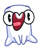 😳 cartoon, personage, schattig, grappig, vrolijk, animatie telegram sticker
