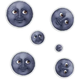 🌚 луна, лицо, небесный, ночь, астрономия, планета, космос telegram sticker