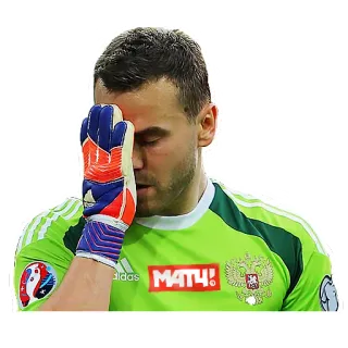 😱 МАТЧ! fútbol, deporte, portero, ruso, atleta whatsapp sticker