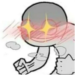😍 cơ bắp, meme, mạnh mẽ, cơ, hình que telegram sticker