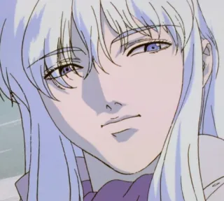 😏 Griffith Berserk anime, manga, character, confident telegram sticker