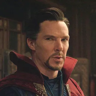 😏 Doctor Strange doctor strange, marvel, benedict cumberbatch, hechicero, magia, superhéroe telegram sticker