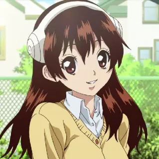 💈 Ruri Dr. Stone Anime, Mädchen, Kopfhörer, Süß telegram sticker