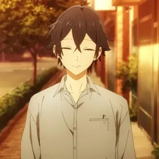 😊 Izumi Miyamura Horimiya Anime, Horimiya, Izumi Miyamura, Personagem, Retrato telegram sticker