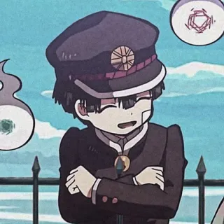 🏮 Hanako-kun Toilet-bound Hanako-kun Anime, Fantasma, Uniforme escolar, Personaje, Hanako-kun telegram sticker