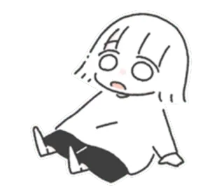 😵‍💫 pegatina, dibujo animado, personaje, lindo, ilustración, kawaii telegram sticker