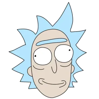 😋 Rick Sanchez Rick and Morty rick y morty, dibujos animados, adult swim, rick sanchez, animado telegram sticker