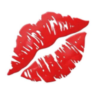 💋 lips, kiss, red, lipstick, pucker, mouth telegram sticker