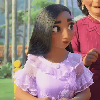 😳 Isabela Madrigal Encanto Изабела Мадригаль, Энканто, Дисней, Мультфильм, Персонаж, Фильм telegram sticker