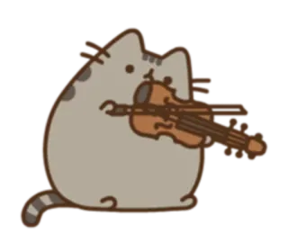Pusheen animated telegram stickers