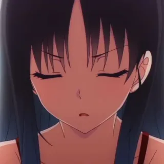 😑 anime, girl, sad, emotional, manga telegram sticker