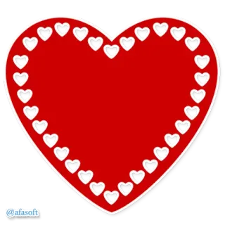 💝 serce, miłość, czerwony, Walentynki telegram sticker