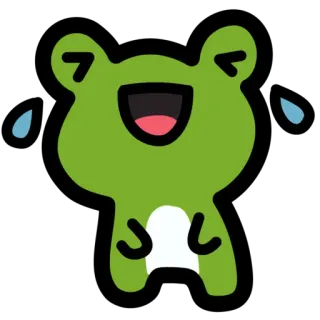 😂 rã, rindo, emoji, adesivo, feliz, desenho animado telegram sticker