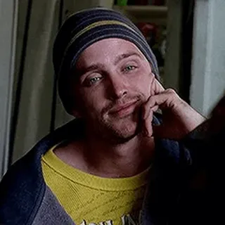 🖤 Jesse Pinkman Breaking Bad jesse, pinkman, breaking bad, tv, smile telegram sticker
