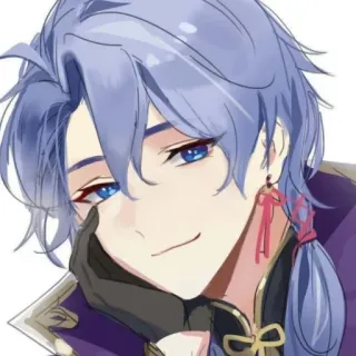 ✨ Kamisato Ayato Genshin Impact Anime, Videospiel, Charakter, Genshin Impact, Kamisato Ayato whatsapp sticker