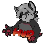 🤗 uwu uwu, furry, animal, sticker, lindo, emoticono telegram sticker