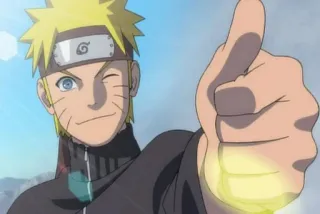 👍 Naruto Uzumaki Naruto anime, naruto, personagem, polegar para cima, ninja telegram sticker