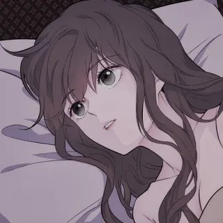 ✖️ woman, girl, anime, cartoon, portrait whatsapp sticker