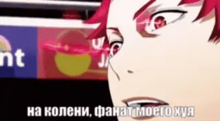 🌟 на колени, фанат моего хуя whatsapp sticker