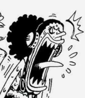 🤬 Usopp One Piece Usopp, One Piece, Anime, Manga, Cartoon, Schreien, Lustig telegram sticker