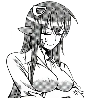 🐍 Lala Monster Musume Lala, Monster Musume, Ragazza anime, Cartone animato, Carino, Manga, Ragazza mostro, Dullahan telegram sticker