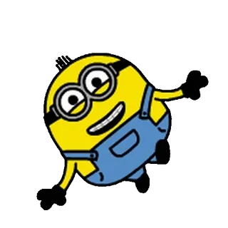 🍋 Minion Despicable Me Minion, Cartoon, Figur, Lustig, Gelb telegram sticker