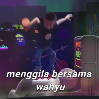 🤠 menggila bersama wahyu telegram sticker