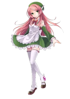 😆 Anime, Fille, Maid, Mignon, Kawaii, Manga whatsapp sticker