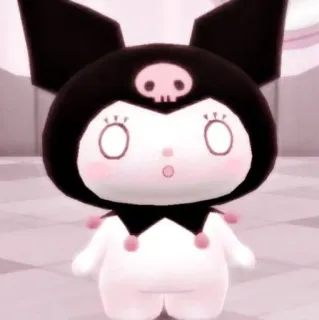 🦕 Kuromi Anime, Desenho animado, Fofo, Kawaii, Kuromi, Sanrio whatsapp sticker