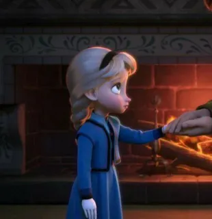 👾 Elsa Frozen Elsa, Frozen, Disney, dibujos animados, animación, niño, princesa telegram sticker