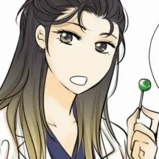 🍙 Anime, Fille, Sucette, Personnage, Dessin animé telegram sticker