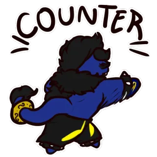 ⚠️ COUNTER counter, actie, stoot, raak, gevecht, boksen telegram sticker